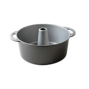 Nordic Ware 10-inch cast aluminum Bundt pan in graphite finish