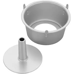 Wilton 7-inch aluminum angel food cake pan with removable core