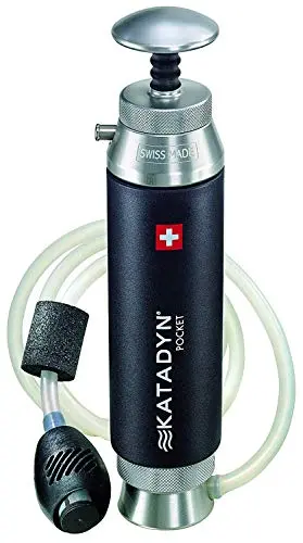 Katadyn Pocket water filter rugged metal body