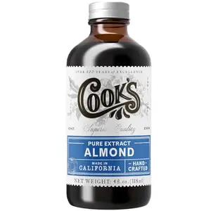 Cooks Pure Almond Extract 4 oz bottle