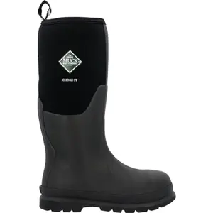 MUCK Chore Classic men's black steel toe rubber work boot