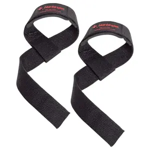Harbinger Padded Cotton Lift Straps with Neotek wrist pads