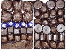 Box of DiabeticFriendly sugar free dark chocolate assortment