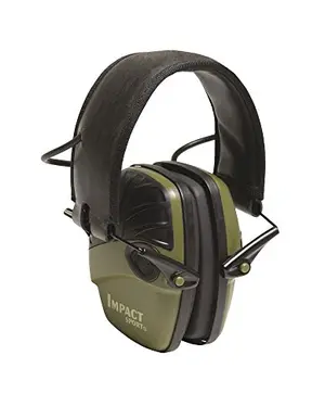 Howard Leight Impact Sport electronic earmuff in green