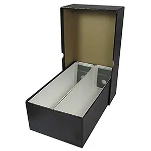 Guardhouse black plastic double row slab storage box holding 52 graded coins