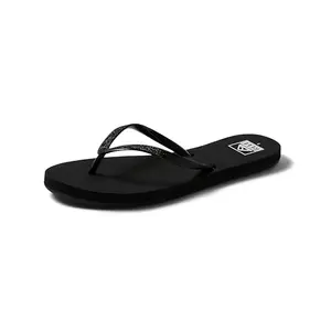 Reef Stargazer women's beach flip flop in black/glitter