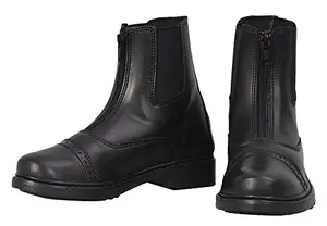 TuffRider Children's Starter Front Zip Paddock Boots in black