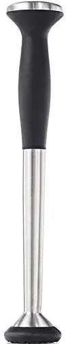 OXO Steel Muddler with ergonomic non-slip grip and nylon head for safe muddling
