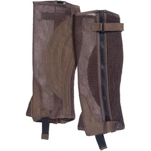 Tough 1 Breathable half chaps in brown