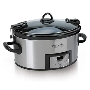 Crock-Pot 6 Quart Programmable Slow Cooker with digital timer and locking lid
