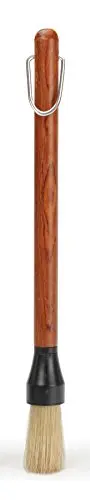 RSVP International natural bristle basting brush with rosewood handle