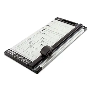 Carl 18 inch Premium Rotary Paper Trimmer with metal base and dual scale ruler