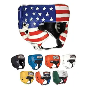 Ringside Competition-Like USA Flag Headgear with cheek protection