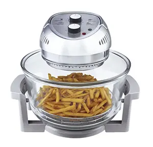 Granitestone 16Qt Large Glass Air Fryer with three cooking levels