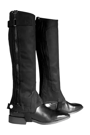 HORZE Amara adult half chaps in black