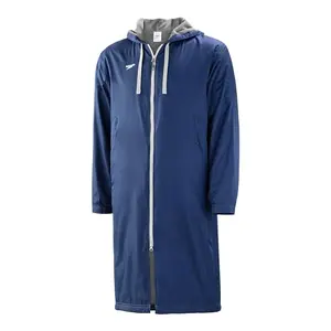 Speedo navy blue swim parka with fleece lining