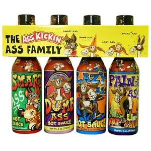 ASS KICKIN' Family Hot Sauce 4-pack gift set