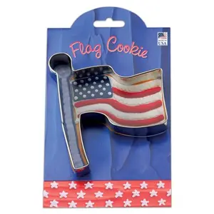 Ann Clark flag cookie cutter, single shape, made in USA