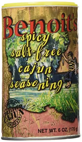 Benoit's Best Salt-Free Cajun Seasoning container