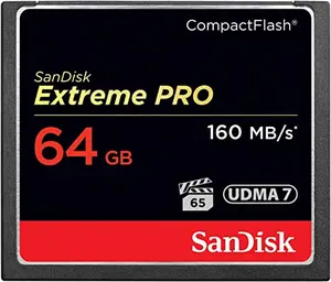 Sandisk 64GB Extreme PRO CompactFlash memory card