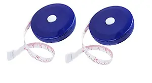 Dual-sided body tape measure with inches and centimeters