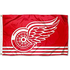 Detroit Red Wings 3x5 classic flag with metal grommets
