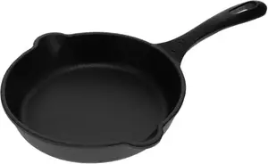 Victoria 6.5 inch cast iron skillet for single servings
