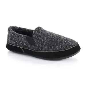 Acorn Men's Fave Gore slippers in charcoal tweed