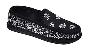 Trooper America bandana paisley slip-on slippers