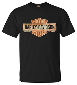 Harley-Davidson distressed bar and shield t-shirt