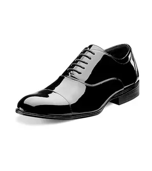 Stacy Adams Gala black patent leather oxford shoes for formal wear