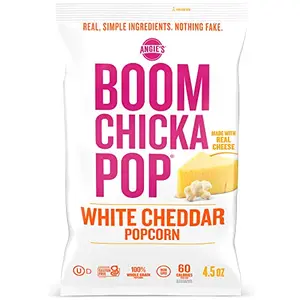 Angie's BOOMCHICKAPOP White Cheddar Popcorn bag