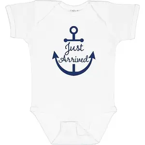 Nautical Anchor Baby Bodysuit
