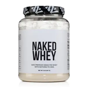 Naked Whey 100% Grass-Fed unflavored whey protein powder