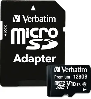 Verbatim 128GB Premium microSD card budget-friendly option for phone storage