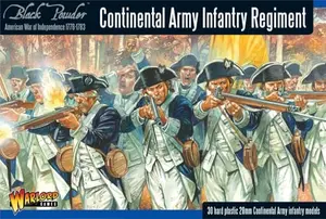 Warlord Games Continental Army 28mm plastic miniatures set