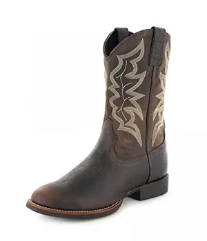 Justin Buster III Men's Western Boot with J-Flex Cushioned Footbed