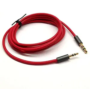 Red KetDirect 3.5mm to 2.5mm aux cable