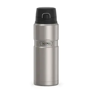 THERMOS Stainless King 24oz drink bottle in matte steel