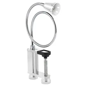 LED Concepts grill light with silver finish, magnetic base and adjustable clamp