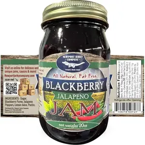 Gourmet Blackberry Jalapeno Jam jar