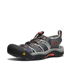 KEEN Men's Newport H2 closed toe water sandals in action