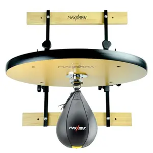 Black speed bag platform kit with 24-inch drum and speed bag