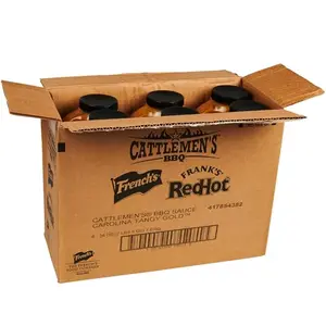 Cattlemen's Carolina Tangy Gold BBQ Sauce six-pack