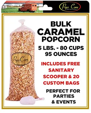 Pops Corn bulk caramel popcorn bag