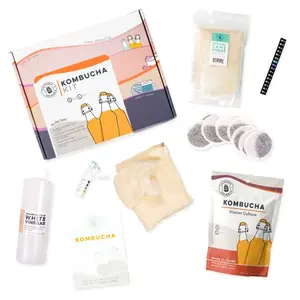 Cultures for Health kombucha starter kit with SCOBY, easy instructions, and brewing guide
