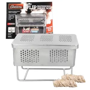 Camerons The Flip smoker box with stand for gas grill cold and hot smoking