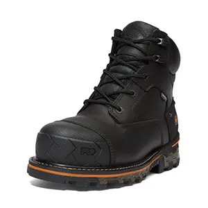 Timberland PRO Men's Boondock 6 Inch Composite Safety Toe Waterproof Industrial Work Boot in black