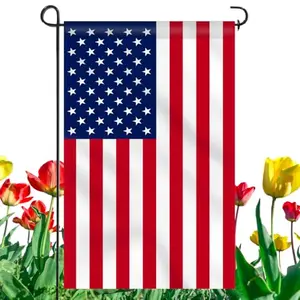 Anley double sided American garden flag printed on both sides