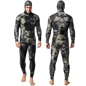 Nataly Osmann hooded wetsuit for cold water spearfishing and swimming